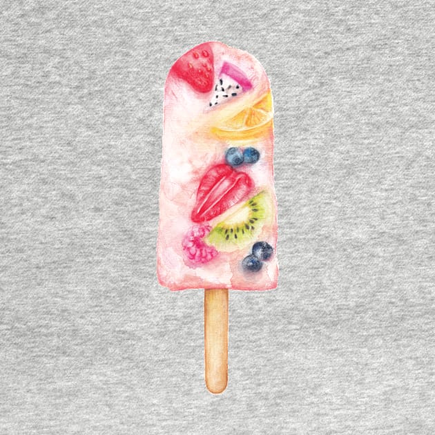 Fruity Ice Pop Popsicle by AmandaDilworth